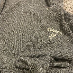 Ashworth Charcoal V-Neck Men's Sweater